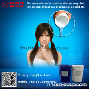 life casting silicone for lovely doll